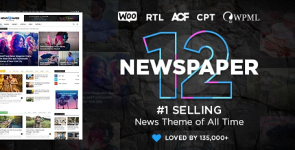 [Activated] Newspaper (v12.7.5) News & WooCommerce WordPress Theme