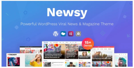 Newsy (v2.8.0) Viral News & Magazine WordPress Theme
