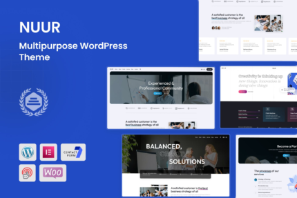 Nuur (v1.0) Multipurpose Creative WordPress Theme