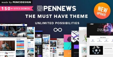 PenNews (v6.7.4) Multi-Purpose AMP WordPress Theme (Activated)