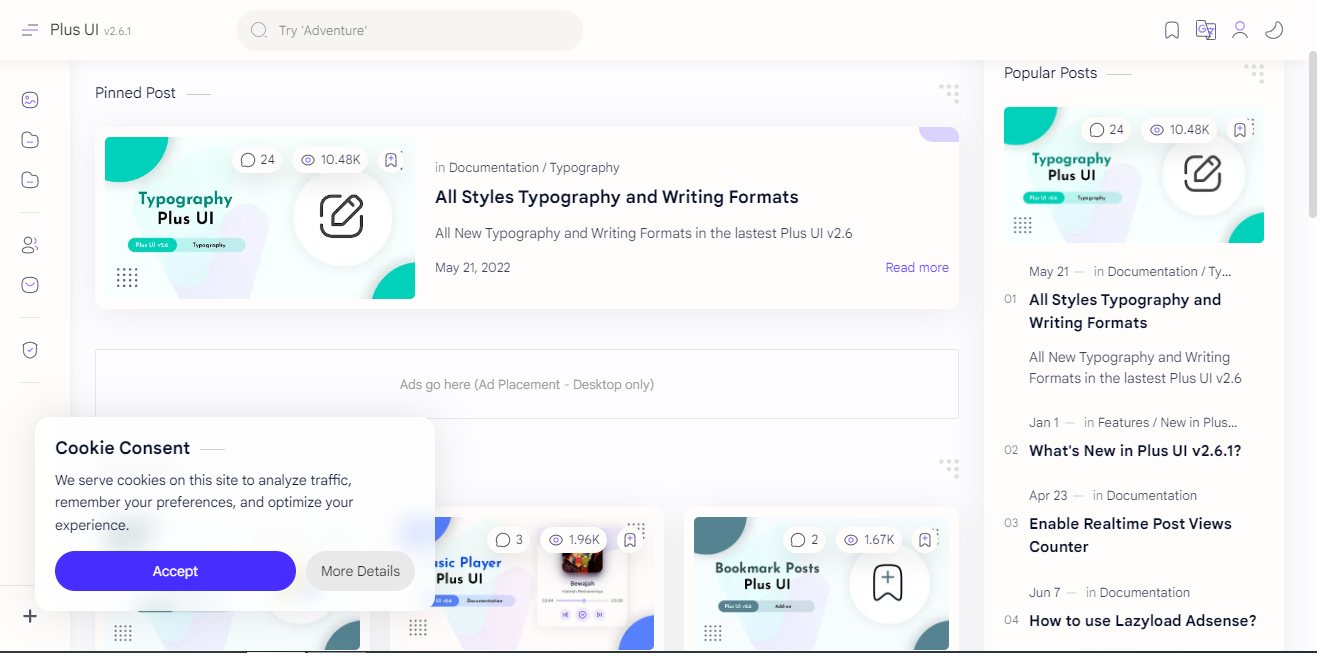 Plus-UI-Modern-Responsive-Blogger-Template-Nulled.png Plus UI (v3.2.0) Modern Responsive Blogger Template - Image 1