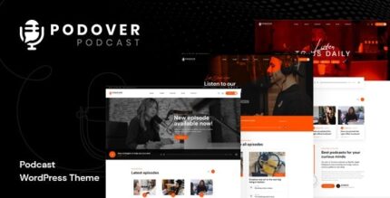 Podover (v1.2.4) Podcast WordPress Theme