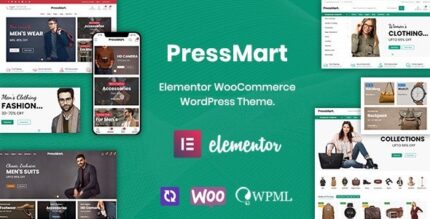 PressMart (v1.2.27) Modern Elementor WooCommerce WordPress Theme [Activated]