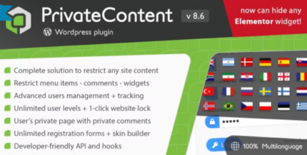 PrivateContent v9.2.2 + Addons (Multilevel Content Plugin)