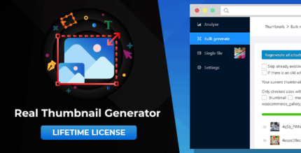 WordPress Real Thumbnail Generator v2.6.109 [Activated]