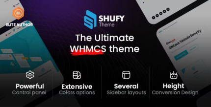 ShufyTheme (v1.2.6) The Ultimate WHMCS Theme [Activated]