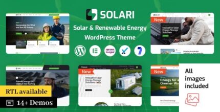Solari v2.0.6 Ecology & Solar Energy WordPress Theme