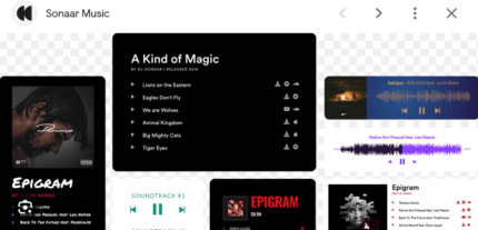 Sonaar MP3 Music Player PRO v5.9.5 (Activated)