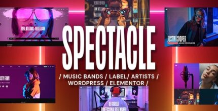 Spectacle v1.4.50 Music WordPress Theme