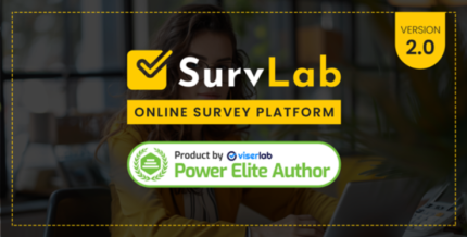 SurvLab v2.0 Online Survey Platform by iserLab [Activated]