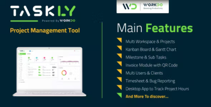 TASKLY SaaS (v6.2) Project Management Tool [Activated]