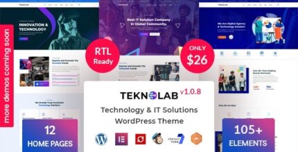Teknolab (v1.1.5) Technology & IT Solutions WordPress Theme