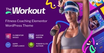 The Workout (v1.2.1) Trainer Fitness WordPress Theme