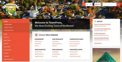 TownPress (v3.8.13) Municipality WordPress Theme