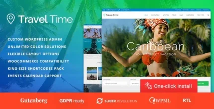 Travel Time (v1.4.5) Tour and Hotel WordPress Theme