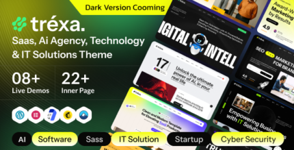 Trexa (v1.0.0) Technology & IT Solutions WordPress Theme