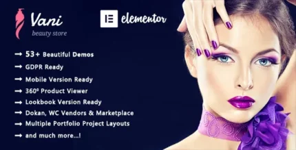 Vani v2.2.4 Cosmetic Beauty WooCommerce WordPress Theme