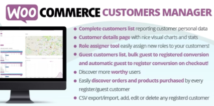 WooCommerce Customers Manager v31.9 [Activated]
