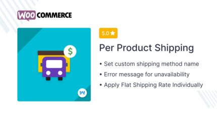 WooCommerce Per Product Shipping v2.7.5 [Activated]