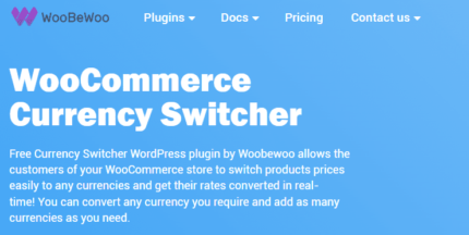 Woocurrency by Woobewoo PRO (v2.2.6) WooCommerce Currency Switcher