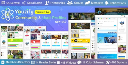 Youzer (Youzify) v3.6.1 Buddypress Community & User Profile