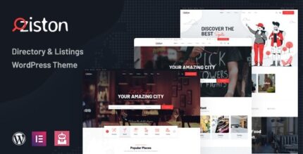 Ziston (v1.4.7) Directory Listing WordPress Theme