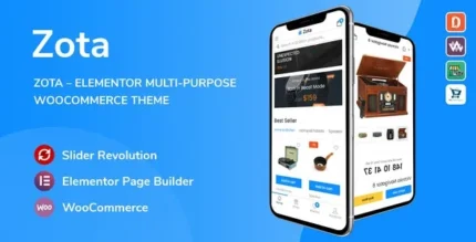Zota (v1.3.16) Elementor Multi-Purpose WooCommerce Theme