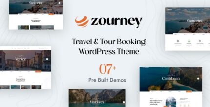 Zourney (v1.3.4) Travel Tour Booking WordPress Theme (Activated)