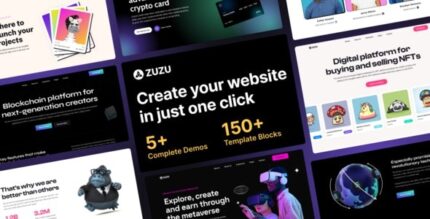 Zuzu v.1.0.2 – NFT & Crypto WordPress Theme