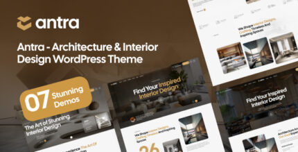 Antra (v1.0.9) Architecture & Interior Design WordPress Theme
