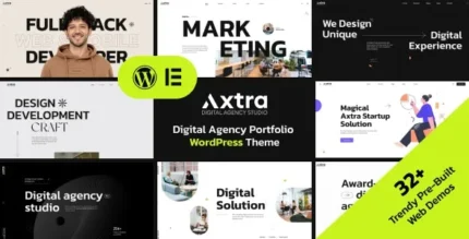 Axtra (v3.0.8) Digital Agency Creative Portfolio Theme [Activated]