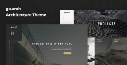 go.arch v1.3.2 Architecture and Interior WordPress Theme
