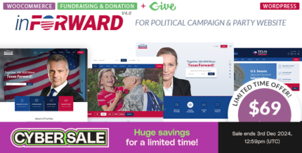 inForward (v4.1) Political Campaign and Party WordPress Theme