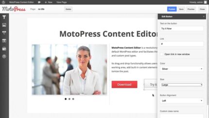 Motopress Content Editor v3.1.1 + All Addons