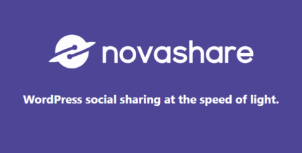 Novashare (v1.6.4) WordPress Social Sharing Plugin