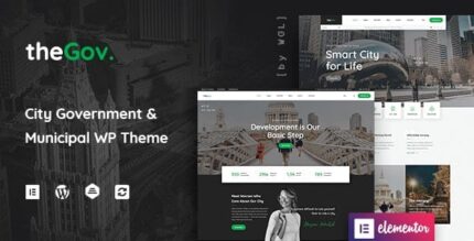 TheGov (v2.0.22) Municipal and Government WordPress Theme (Activated)
